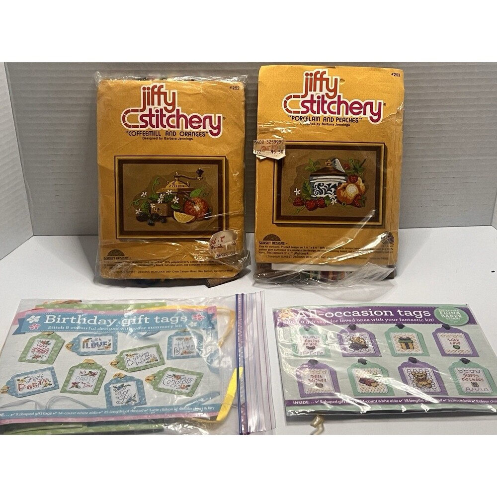 ✨ Vintage + Retro Cross Stitch Bundle 🧵💛 (1980s–1990s)